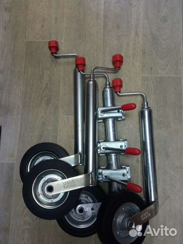 Колесо опорное на прицеп с хомутом в комплекте