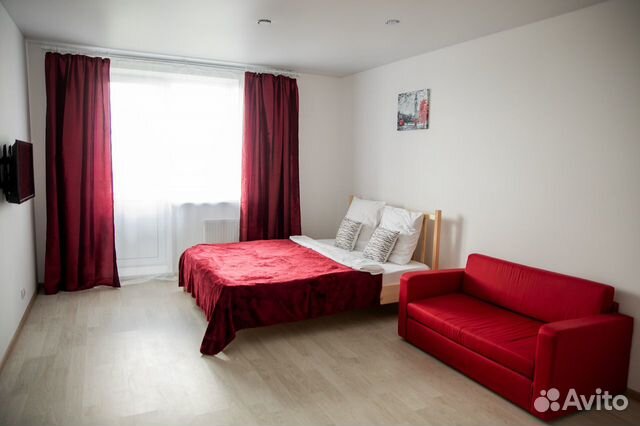 

1-к. квартира, 40 м², 2 кровати