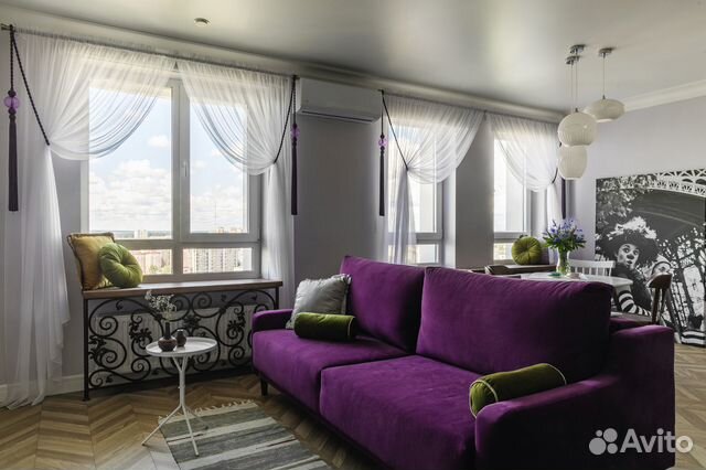 

Квартира-студия, 36 м², 2 кровати