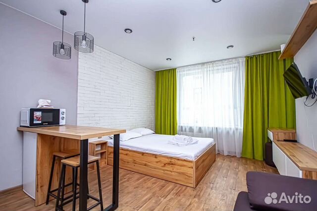 

Квартира-студия в апарт-отеле, 26 м², 2 кровати