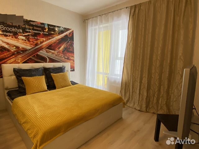 

1-к. квартира, 32 м², 2 кровати