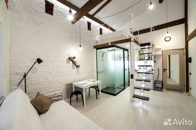 

Квартира-студия, 30 м², 2 кровати