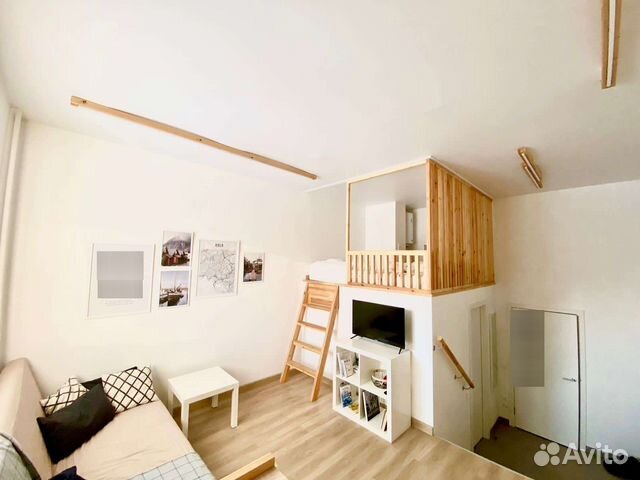 

Квартира-студия, 28 м², 2 кровати