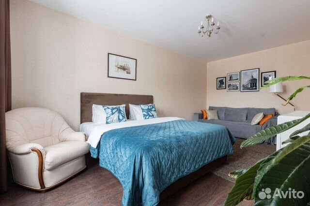 

1-к. квартира, 37 м², 2 кровати