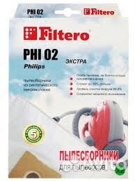 Пылесборник пылесоса filtero PHI-02, 17798 Пылесборник пылесоса filtero PHI-02, 17798
