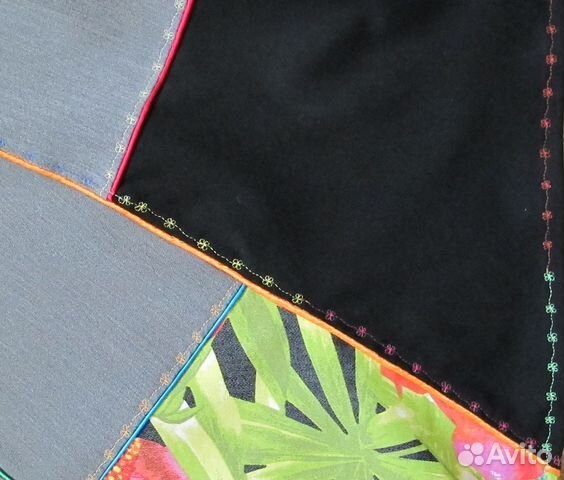 Новая длинная в пол юбка р.52 джинс