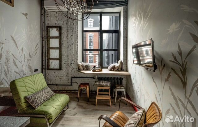 

Квартира-студия, 30 м², 1 кровать