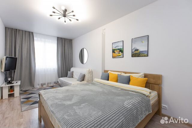 

1-к. квартира, 34 м², 2 кровати