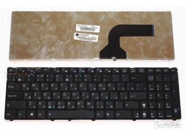 Клавиатура для ноутбука Asus G60 RU Черная новая