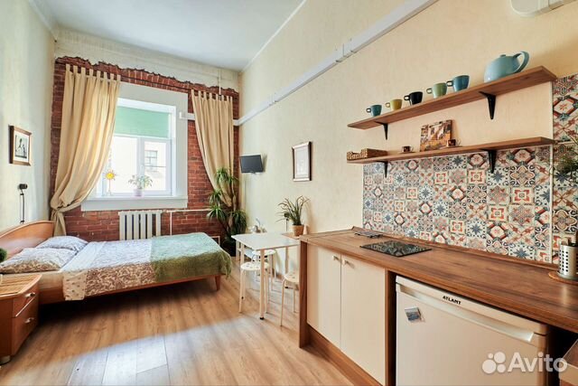 

Квартира-студия, 26 м², 3 кровати