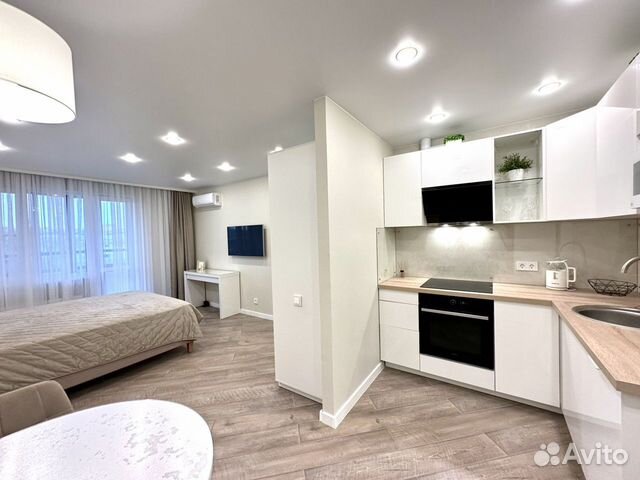 

Квартира-студия, 32 м², 1 кровать