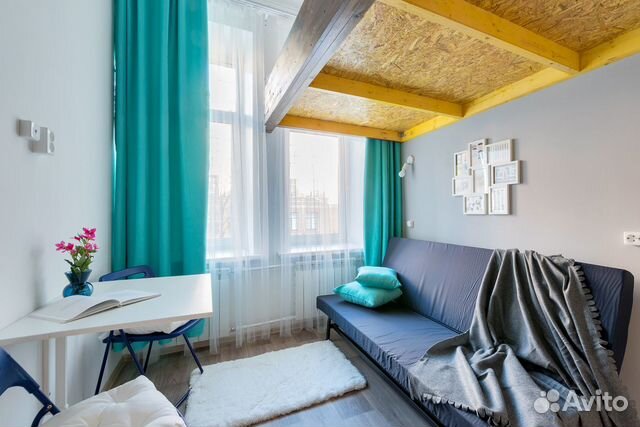 

Квартира-студия, 18 м², 2 кровати