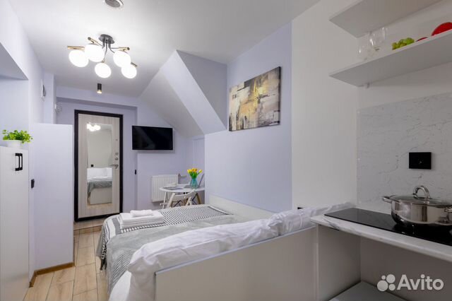 

Квартира-студия, 15,5 м², 1 кровать