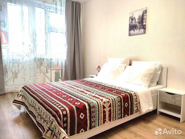 

1-к. квартира, 38 м², 3 кровати