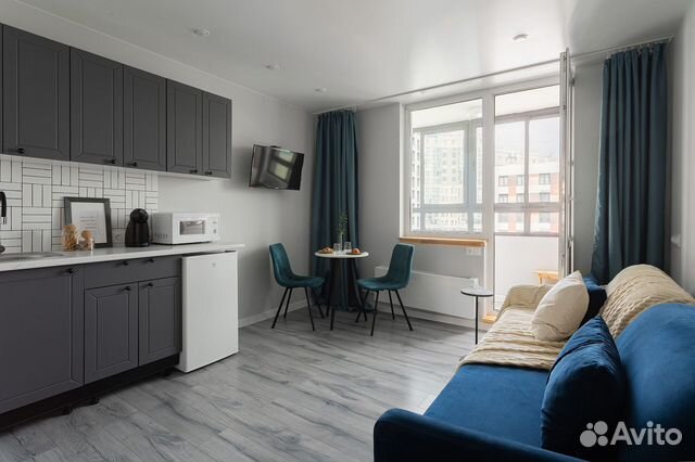 

Квартира-студия, 24 м², 2 кровати