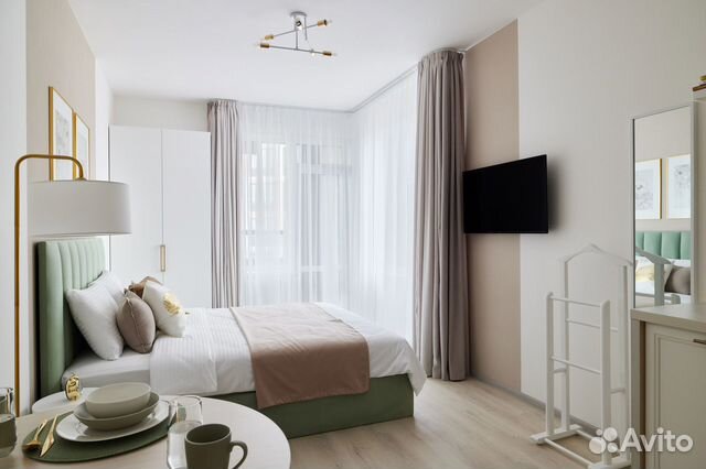 

Квартира-студия, 26 м², 1 кровать
