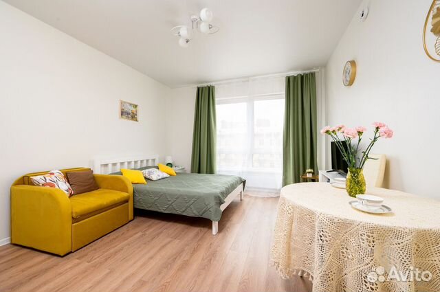 

Квартира-студия, 21,5 м², 2 кровати