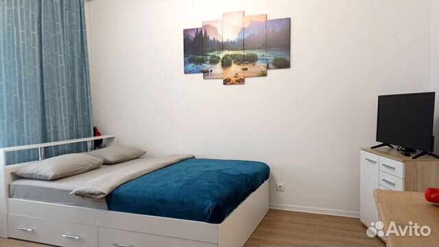 

Квартира-студия, 25 м², 2 кровати