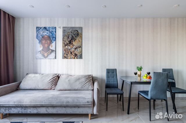 

1-к. квартира, 40 м², 2 кровати