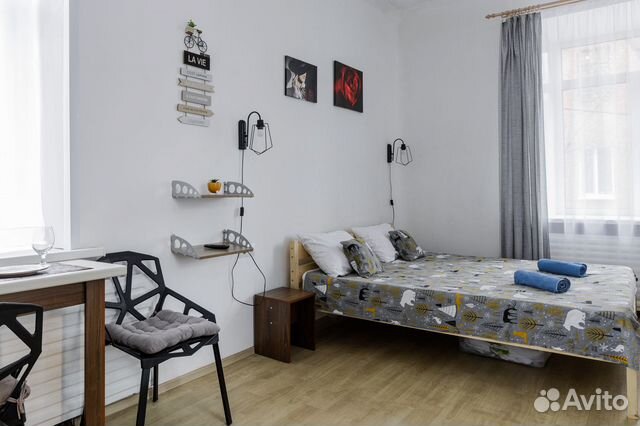 

Квартира-студия, 18 м², 2 кровати