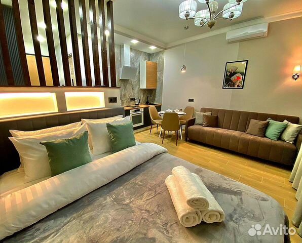 

Квартира-студия, 35 м², 2 кровати