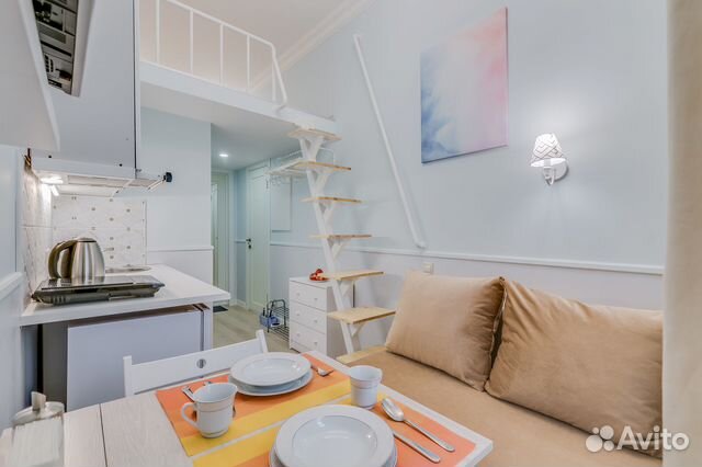 

Квартира-студия, 10 м², 2 кровати