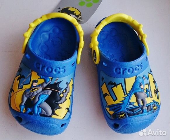 Сабо сандалии сланцы Batman Crocs 23 - 24 р Сабо сандалии сланцы Batman Crocs 23 - 24 р