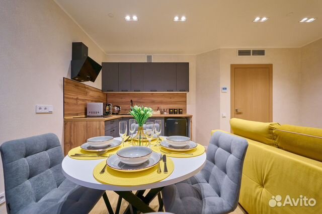 

1-к. квартира, 42 м², 2 кровати