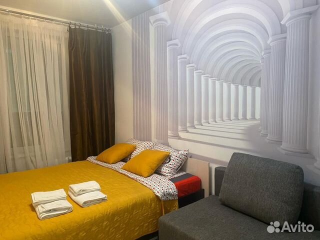 

1-к. квартира в апарт-отеле, 42 м², 3 кровати