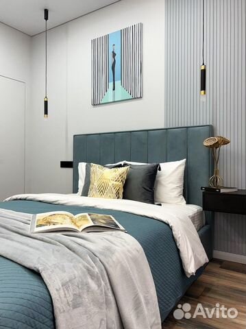 

1-к. квартира, 40 м², 2 кровати