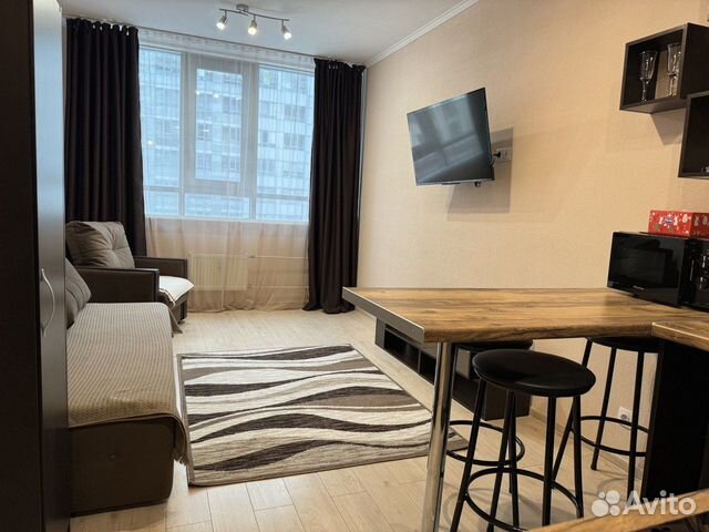 

Квартира-студия, 25 м², 2 кровати