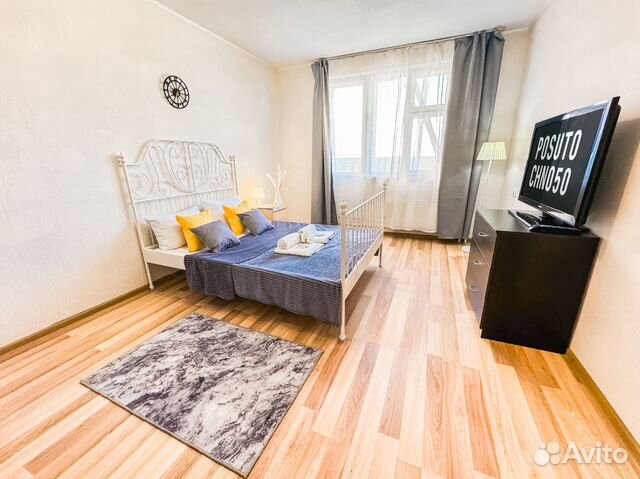 

1-к. квартира, 41 м², 2 кровати