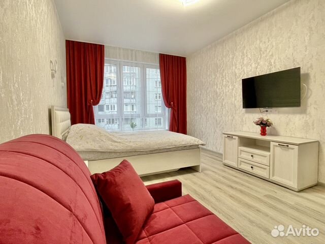 

1-к. квартира, 40 м², 2 кровати