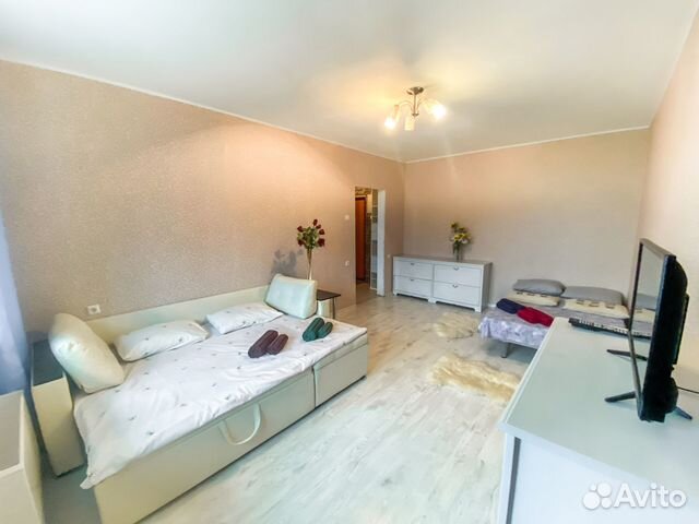 

1-к. квартира, 41 м², 2 кровати