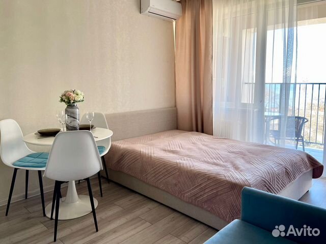 

Квартира-студия, 24 м², 2 кровати