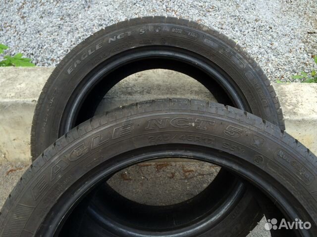 Шины 245 45 R17 Goodyear Eagle nсt-5 Run Flat