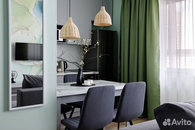 

Квартира-студия, 28 м², 2 кровати