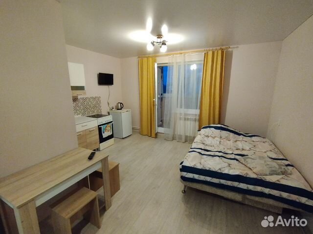 

Квартира-студия, 30 м², 1 кровать