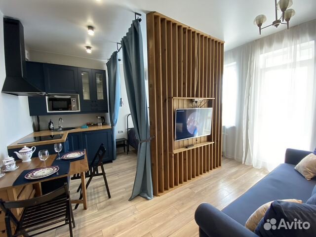 

Квартира-студия, 29 м², 2 кровати