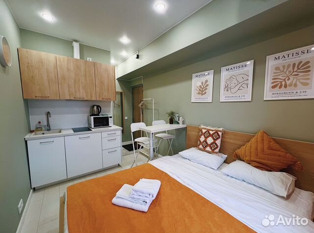 

Квартира-студия, 18 м², 1 кровать