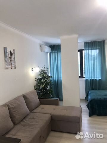 

Квартира-студия, 34 м², 2 кровати