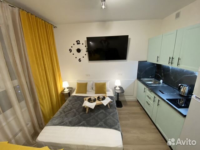 

Квартира-студия, 21 м², 2 кровати