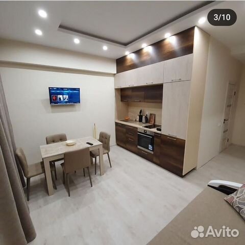 

1-к. квартира, 52 м², 2 кровати
