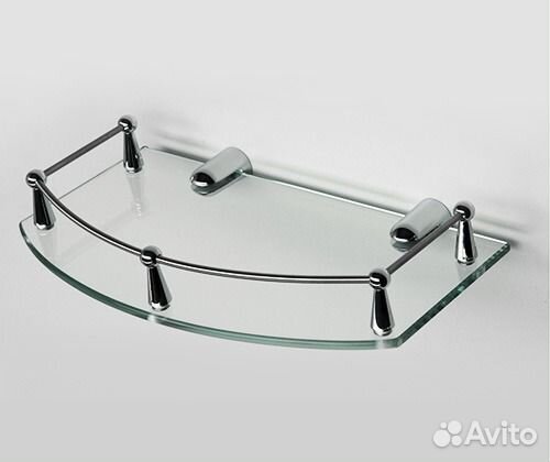 Аксессуары в ванную полка WasserKraft K-588 хром