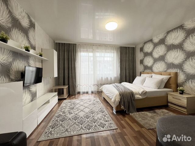 

1-к. квартира, 42 м², 2 кровати