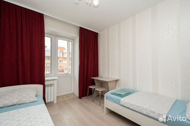 

1-к. квартира, 33 м², 2 кровати