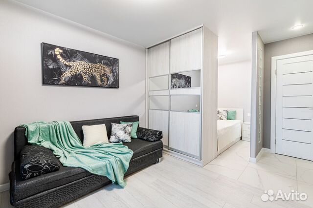 

1-к. квартира, 40 м², 2 кровати