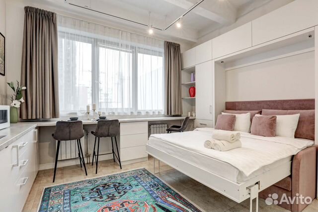 

Квартира-студия, 30 м², 1 кровать