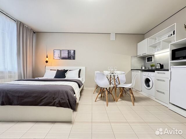 

Квартира-студия, 30 м², 2 кровати