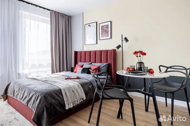 

Квартира-студия, 25 м², 1 кровать